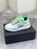 AMIRI White & Mint Green Low-Top Sneakers