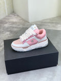 AMIRI Pink & White Mesh Low-Top Sneakers