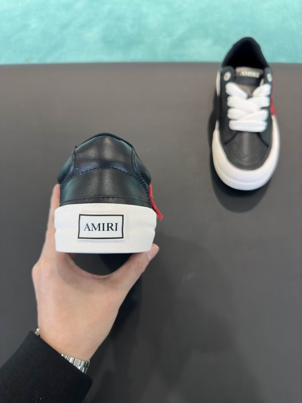 AMIRI Black Low-Top Sneakers with Red Stars