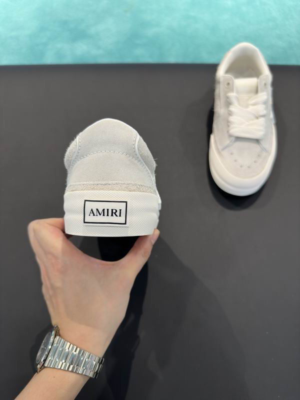 AMIRI White & Cream Star Low-Top Sneakers