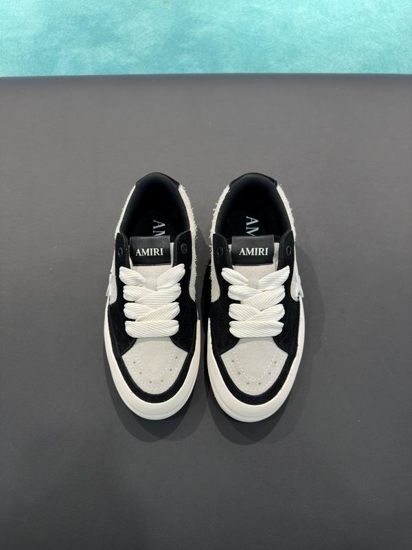 AMIRI Black & Cream Star Low-Top Sneakers