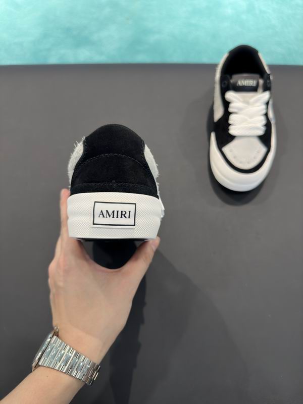 AMIRI Black & Cream Star Low-Top Sneakers