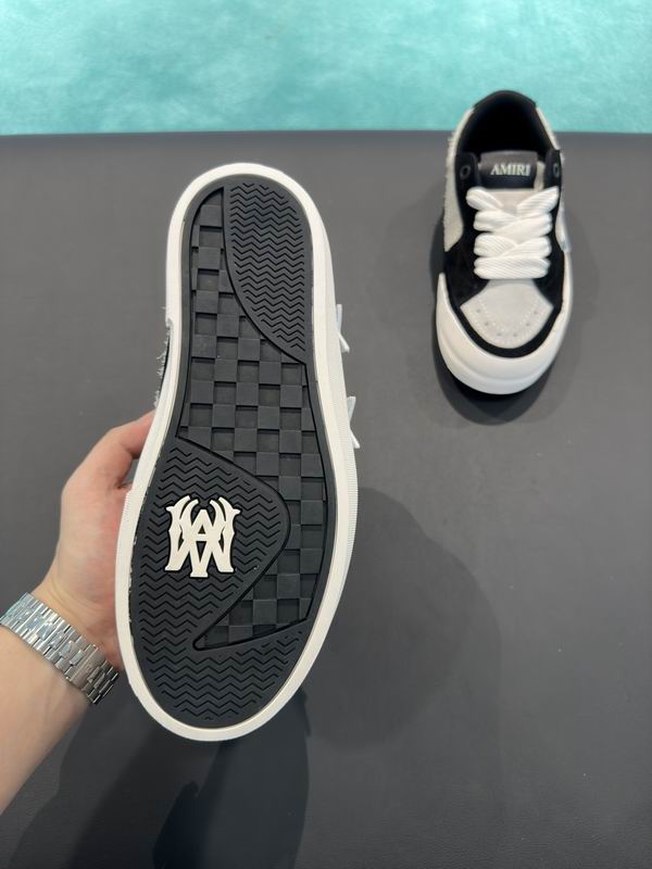 AMIRI Black & Cream Star Low-Top Sneakers