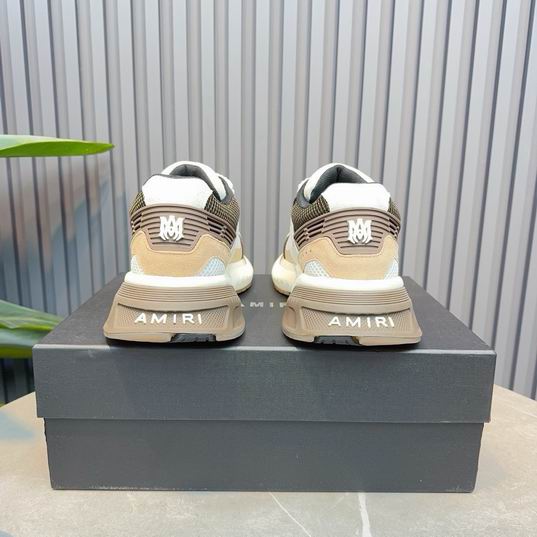 AMIRI White & Beige Chunky Low-Top Sneakers