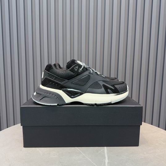 AMIRI Black Mesh Chunky Low-Top Sneakers