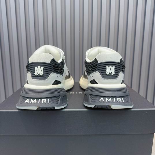 AMIRI White & Black Chunky Low-Top Sneakers