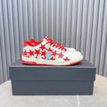 AMIRI White & Red Star Low-Top Sneakers