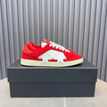AMIRI Red & White Star Low-Top Sneakers