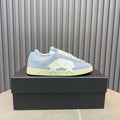 AMIRI Light Blue & White Star Low-Top Sneakers
