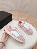 AMIRI Pink & White Star Low-Top Sneakers