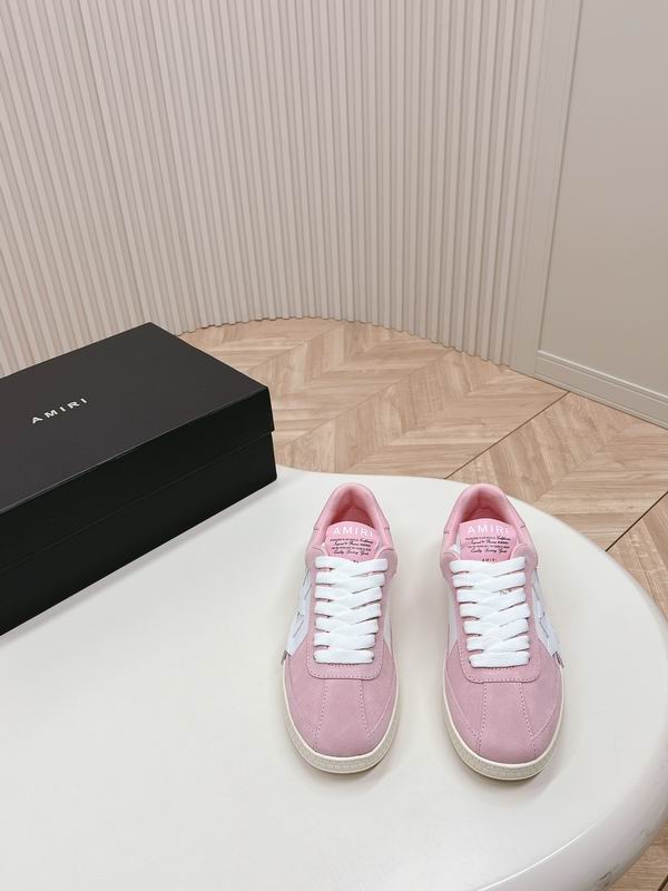 AMIRI Pink & White Star Low-Top Sneakers