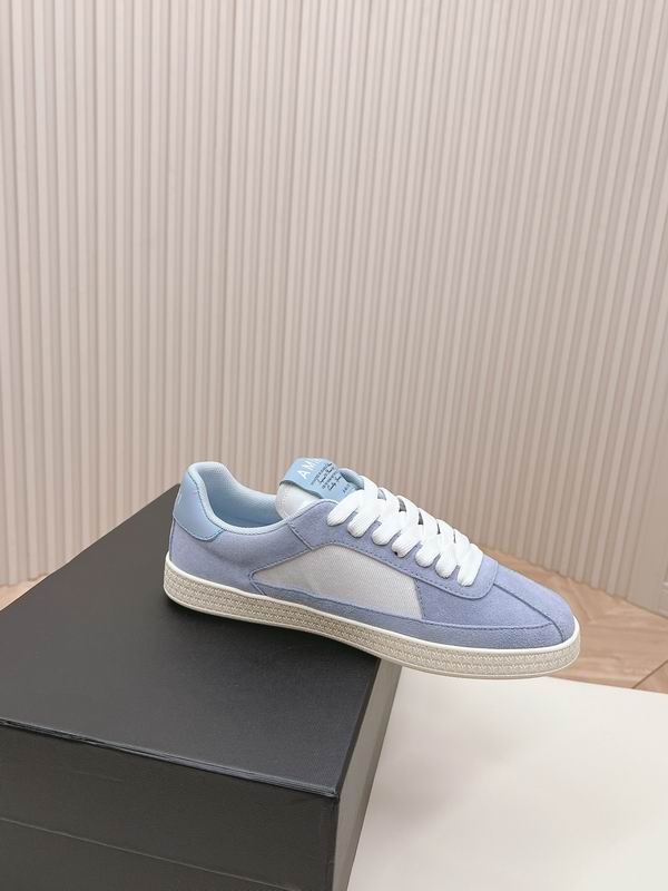 AMIRI Light Blue & White Star Low-Top Sneakers