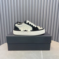 AMIRI Black & Cream Triple-Star Low-Top Sneakers