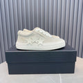 AMIRI Cream & White Triple-Star Low-Top Sneakers