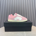 AMIRI Pink & White Triple-Star Low-Top Sneakers