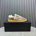 AMIRI Taupe & Cream Bone-Detail Low-Top Sneakers