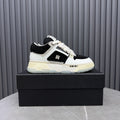 AMIRI Black & White Rhinestone-Detail Chunky Sneakers
